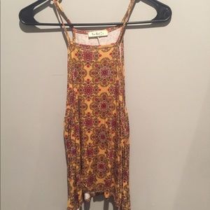 Kaleidoscope Yellow summer tank